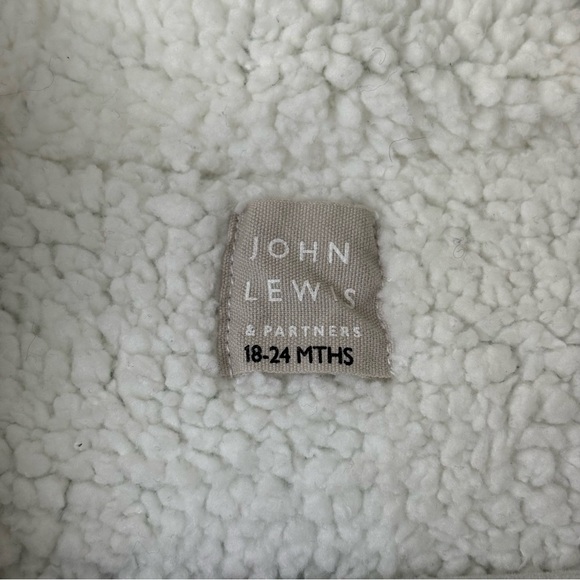 John Lewis Baby Bear Hooded Sherpa Sweater Jacket Cardigan Unisex Sz 18-24 mo - Picture 8 of 10